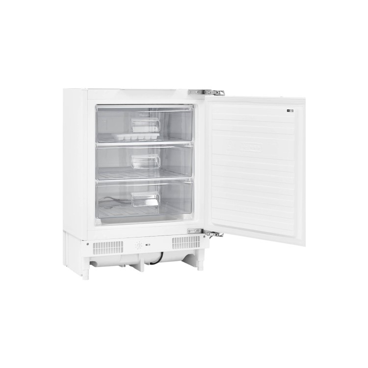 Fridgemaster MBUZ6097M 97 Litre Integrated Under Counter Freezer 60cm Wide - White
