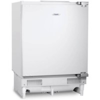 Fridgemaster MBUZ6097 59cm Wide Integrated Upright Under Counter Freezer - White