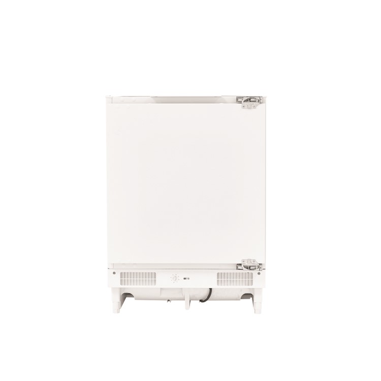 Fridgemaster MBUZ6097 59cm Wide Integrated Upright Under Counter Freezer - White