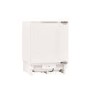 Fridgemaster MBUZ6097 59cm Wide Integrated Upright Under Counter Freezer - White