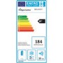 Fridgemaster MBUZ6097 59cm Wide Integrated Upright Under Counter Freezer - White