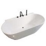 GRADE A1 - Matt Black Bath Waste Cover Upgrade