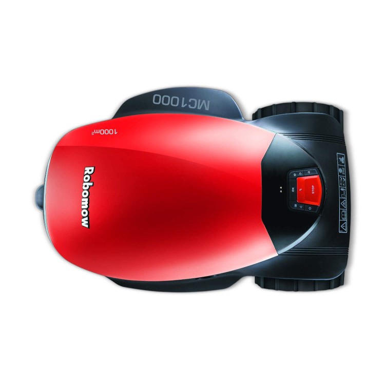 Robomow PRD6100Y1 Robotic Lawn Mower For Lawns Up to 1000 Square Metres Black And Red