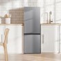 Fridgemaster 175 Litre 60/40 Freestanding Fridge Freezer - Silver