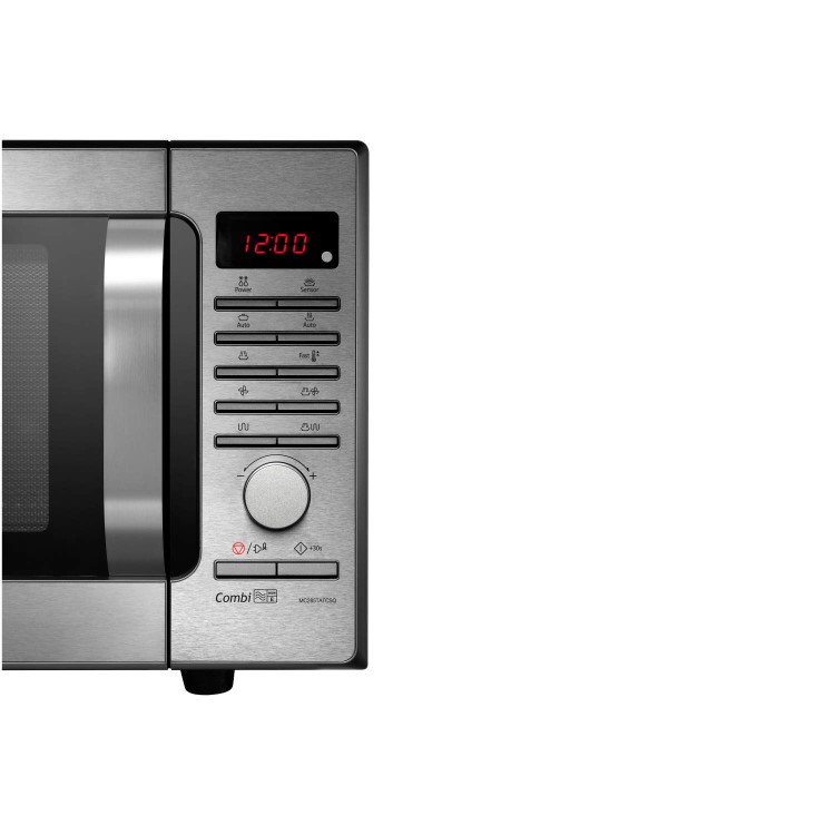 Samsung MC285TATCSQ 28L Freestanding Combination Microwave Oven With Sensortech Humidity Sensor - Stainless Steel Front