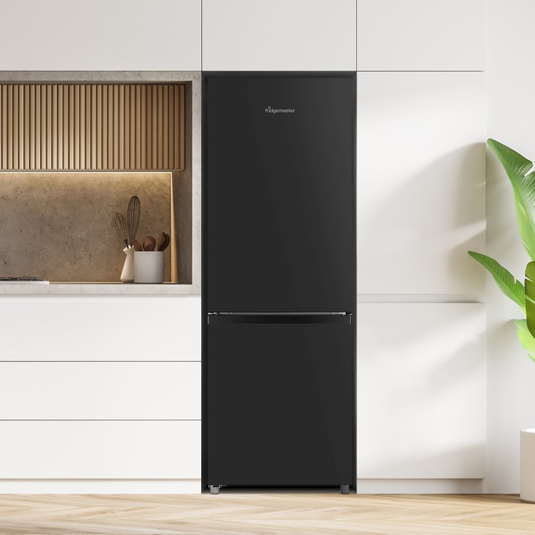 Fridgemaster 175 Litre Freestanding Fridge Freezer - Black