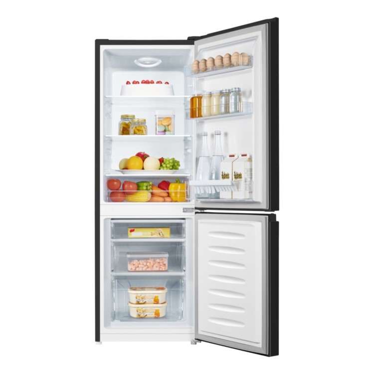 Fridgemaster 175 Litre Freestanding Fridge Freezer - Black