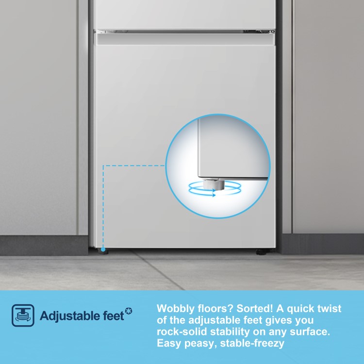 Fridgemaster 175 Litre 60/40 Freestanding Fridge Freezer - White