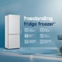 Fridgemaster 175 Litre 60/40 Freestanding Fridge Freezer - White