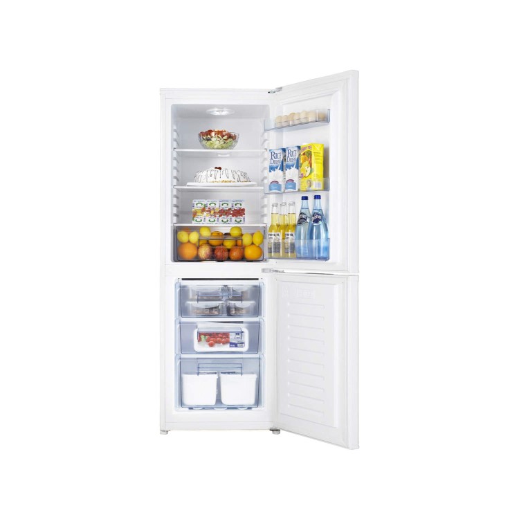 Fridgemaster MC55209 Freestanding 60-40 Fridge Freezer White