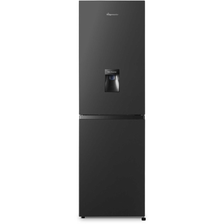 Fridgemaster 252 Litre 50/50 Freestanding Fridge Freezer - Black