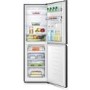 Fridgemaster 252 Litre 50/50 Freestanding Fridge Freezer - Black