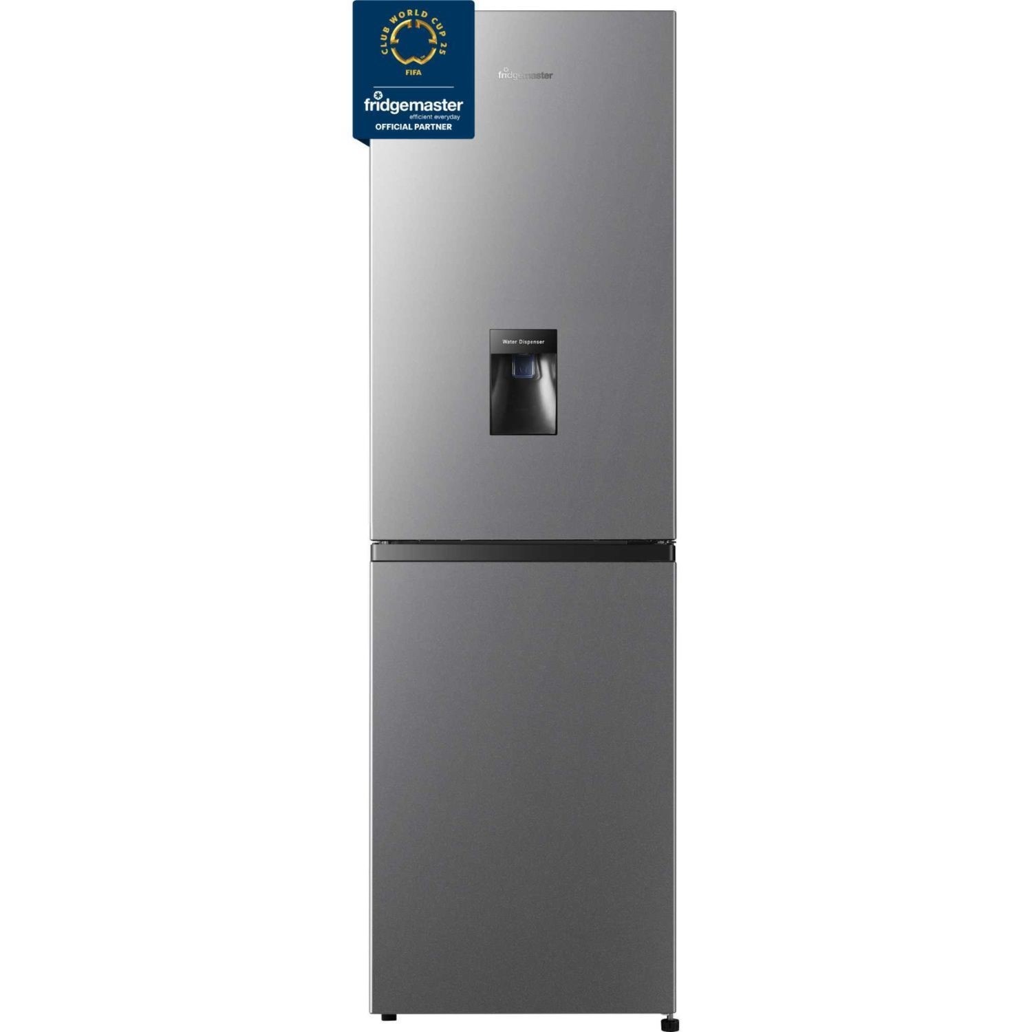 Fridgemaster Silver 252 Litre 50/50 Freestanding Fridge Freezer