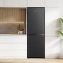 Fridgemaster 252 Litre 50/50 Freestanding Fridge Freezer - Black