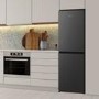 Fridgemaster 252 Litre 50/50 Freestanding Fridge Freezer - Black