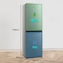 Fridgemaster 252 Litre 50/50 Freestanding Fridge Freezer - Silver