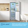 Refurbished Fridgemaster 252 Litre 50/50 Freestanding Fridge Freezer - Silver