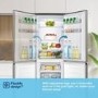 Fridgemaster 252 Litre 50/50 Freestanding Fridge Freezer - Silver