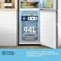 Fridgemaster 252 Litre 50/50 Freestanding Fridge Freezer - Silver