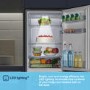 Fridgemaster 252 Litre 50/50 Freestanding Fridge Freezer - Silver