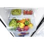 GRADE A2 - Fridgemaster Hisense MC55244DB Black Freestanding Fridge Freezer With Stored Water Dispenser