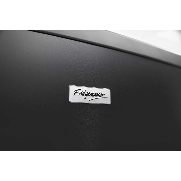GRADE A2 - Fridgemaster Hisense MC55244DB Black Freestanding Fridge Freezer With Stored Water Dispenser