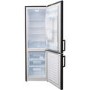GRADE A2 - Fridgemaster Hisense MC55244DB Black Freestanding Fridge Freezer With Stored Water Dispenser