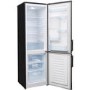 GRADE A2 - Fridgemaster Hisense MC55244DB Black Freestanding Fridge Freezer With Stored Water Dispenser