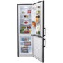 GRADE A2 - Fridgemaster Hisense MC55244DB Black Freestanding Fridge Freezer With Stored Water Dispenser