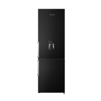 Refurbished Fridgemaster MC55251DEB Freestanding 256 Litre 50/50 Frost Free Fridge Freezer Black