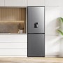 Fridgemaster 256 Litre 50/50 Freestanding Fridge Freezer - Silver