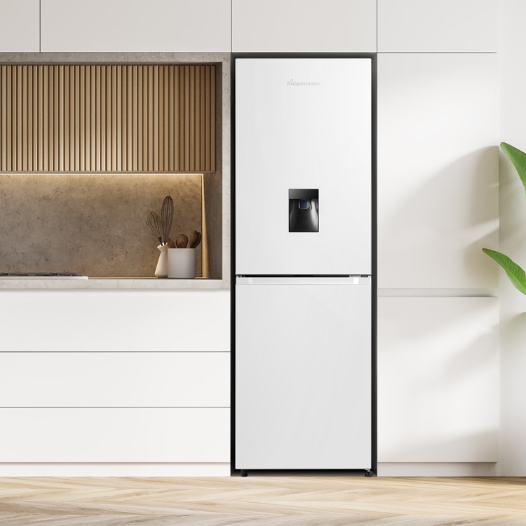 Fridgemaster 256 Litre 50/50 Freestanding Fridge Freezer - White