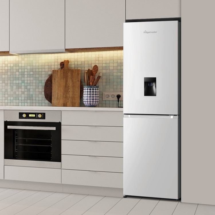 Fridgemaster 256 Litre 50/50 Freestanding Fridge Freezer - White