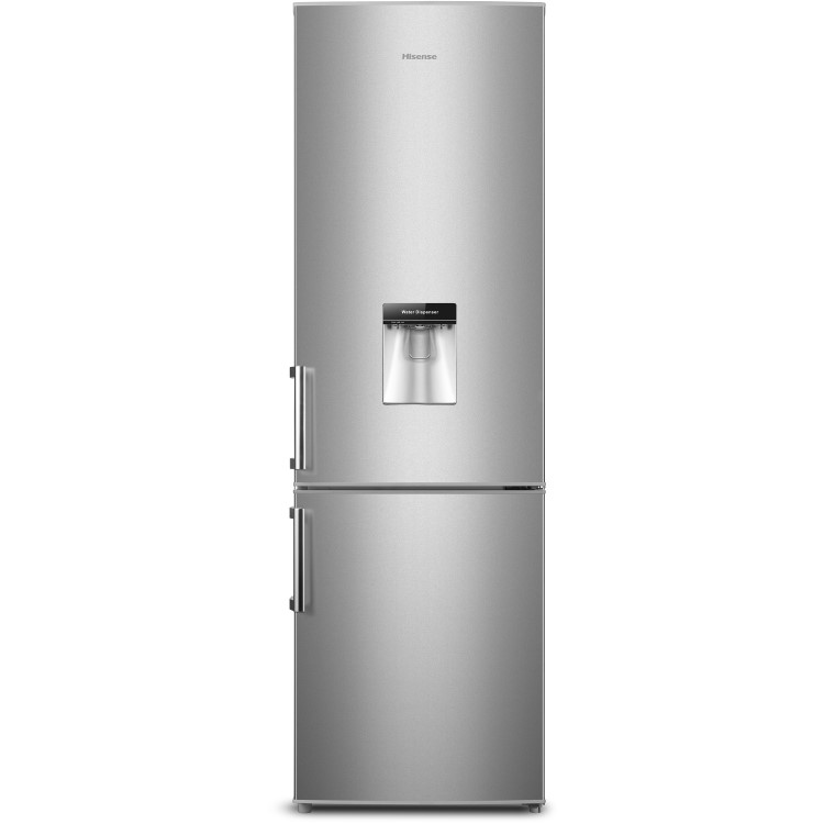 Fridgemaster MC55264SD Freestanding Fridge Freezer With Non-plumbed Water Dispenser - Silver