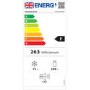 Fridgemaster 269 Litre 70/30 Freestanding Fridge Freezer - Black