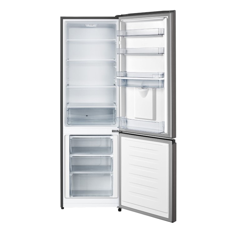 GRADE A1 - Fridgemaster 274 Litre 70/30 Freestanding Fridge Freezer - Silver
