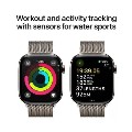 Apple Watch Series 10 GPS + Cellular 46mm Natural Titanium Case with Natural Milanese Loop - S/M