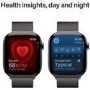 Apple Watch Series 10 GPS + Cellular 46mm Slate Titanium Case with Slate Milanese Loop - S/M