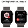 Apple Watch Series 10 GPS + Cellular 46mm Slate Titanium Case with Slate Milanese Loop - S/M