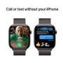 Apple Watch Series 10 GPS + Cellular 46mm Slate Titanium Case with Slate Milanese Loop - S/M