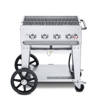 Crown Verity 4 Burner Commercial LP Gas Barbecue with Tank Holder and 1 Year On-Site warranty MCB30