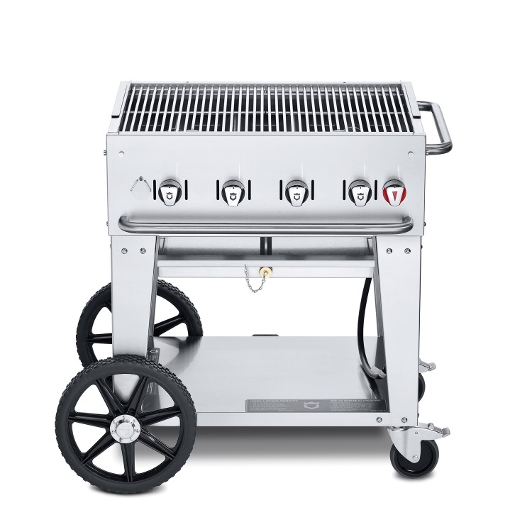 Crown Verity 4 Burner Commercial LP Gas Barbecue with Tank Holder and 1 Year On-Site warranty MCB30