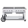 Crown Verity 8 Burner Commercial LP Gas Barbecue with Tank Holder and 1 Year On Site warranty MCB60