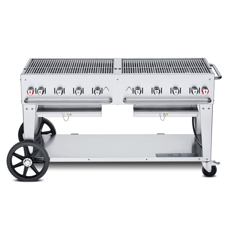 Crown Verity 8 Burner Commercial LP Gas Barbecue with Tank Holder and 1 Year On Site warranty MCB60