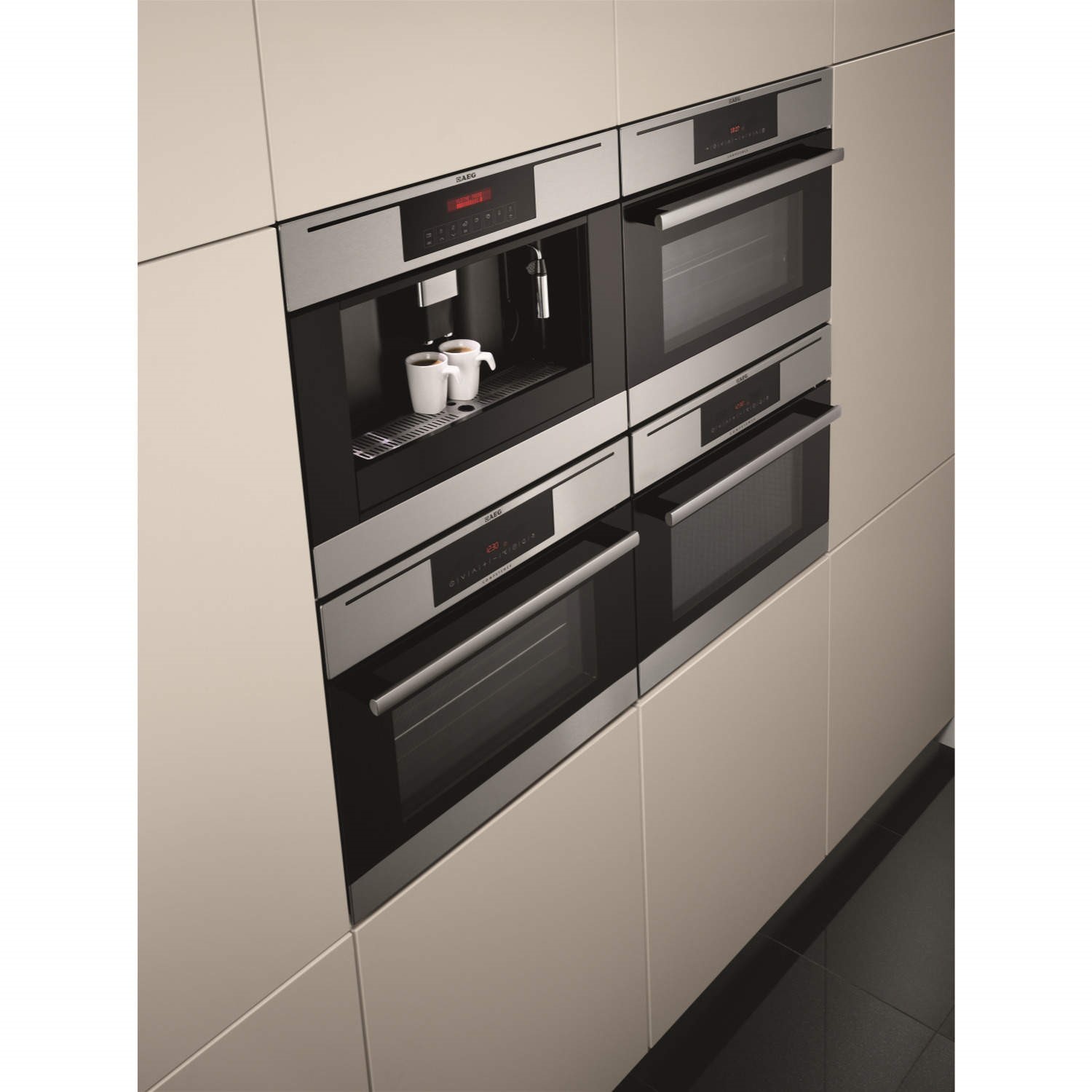 AEG MCC3885EM 38 Litre Builtin Combi Microwave Appliances Direct