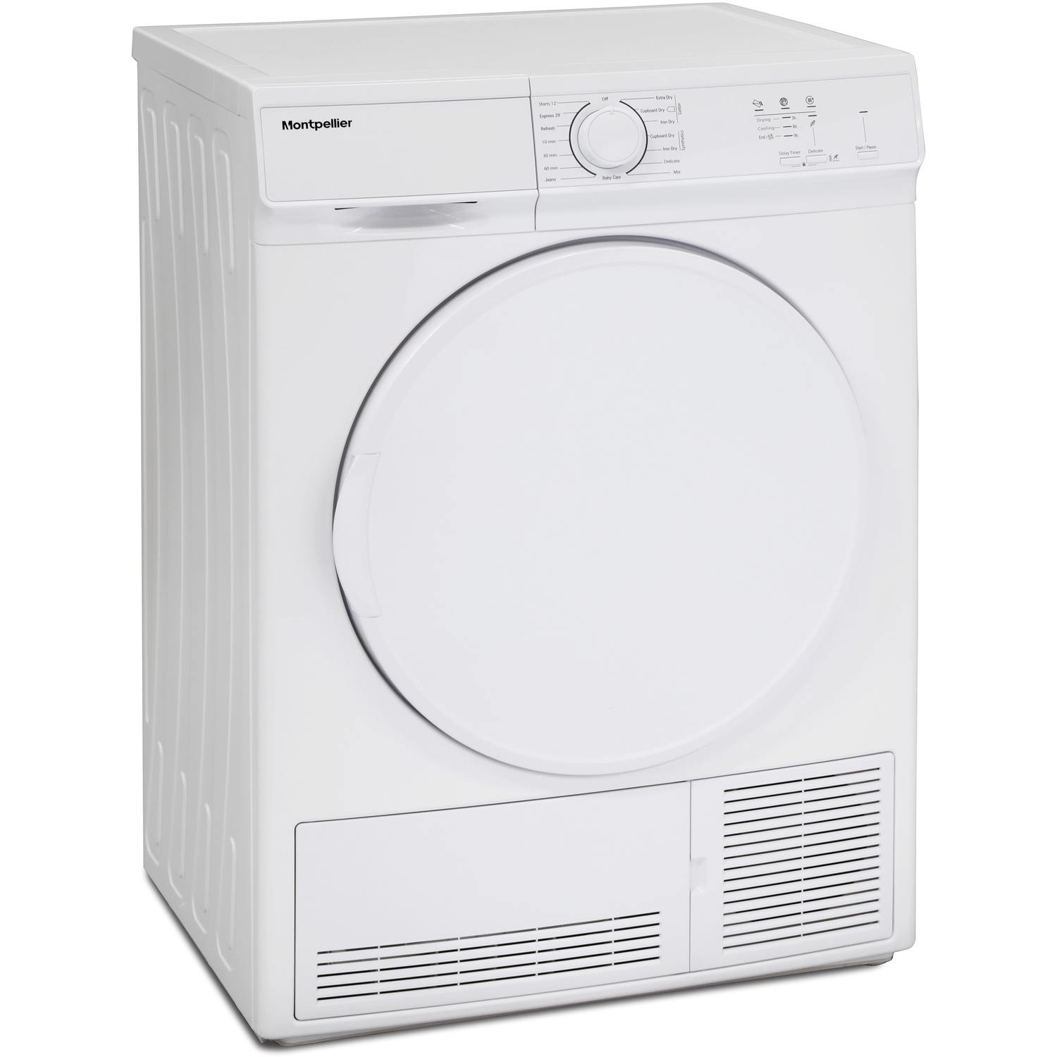 Montpellier 7kg Freestanding Condenser Tumble Dryer White MCD7W