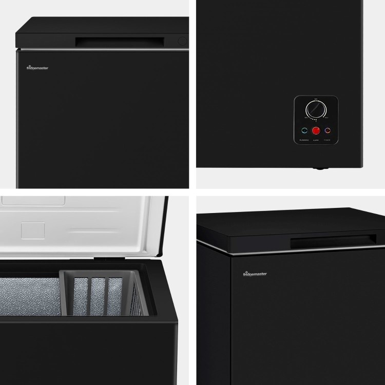 Fridgemaster 97 Litre Chest Freezer - Black
