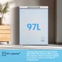 Fridgemaster 97 Litre Chest Freezer - White