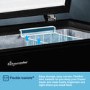 Refurbished Fridgemaster 142 Litre Chest Freezer - Black