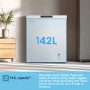 Fridgemaster 142 Litre Chest Freezer - White